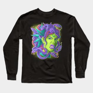 Wild Medussa Long Sleeve T-Shirt